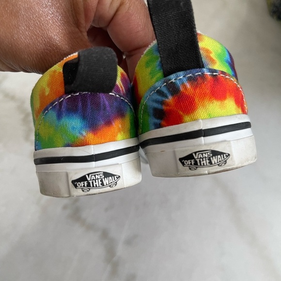 Vans Red and Yellow Sneakers Vibrant Slip-On - Picture 4 of 5